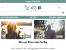 Tablet Screenshot of footwearcountry.co.uk